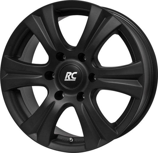 RC-Design RC14 SUV 6-Loch schwarz-matt lackiert 7.5x17 ET40 - LK6/114.3 ML66.1