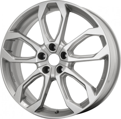 RC-Design RE1 kristallsilber 6.5x20 ET33 - LK5/114.3 ML66.1