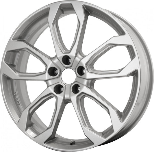RC-Design RE1 kristallsilber 6.5x20 ET33 - LK5/114.3 ML66.1