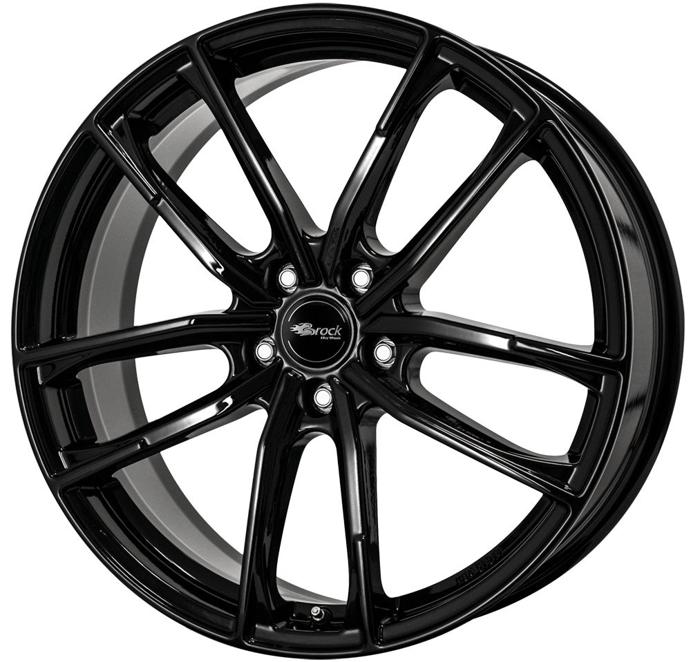 Brock B38 schwarz lackiert Alufelge 8x20 Zoll ET43.5 LK 5x112 ML66.6