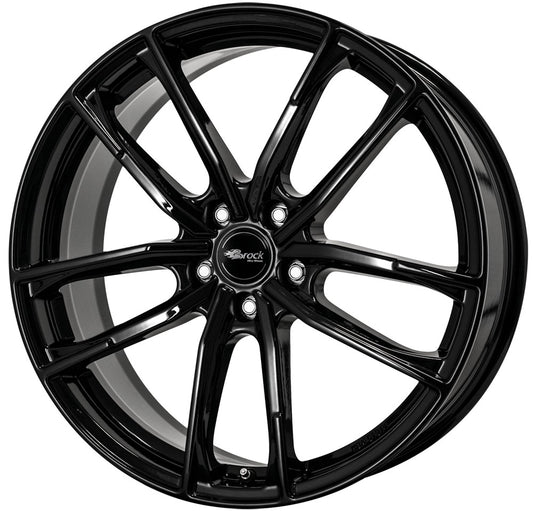 Brock B38 schwarz lackiert 8x20 ET50 - LK5/114.3 ML72.6