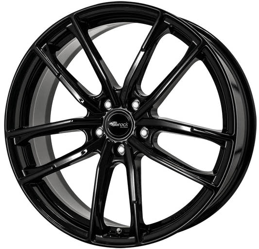 Brock B38 schwarz lackiert Alufelge 8x19 Zoll ET45 LK 5x114.3 ML72.6