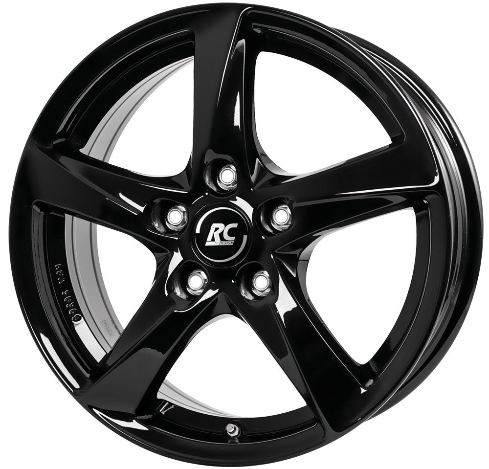 RC-Design RC30T schwarz lackiert Alufelge 7x17 Zoll ET46 LK 5x108 ML65.1