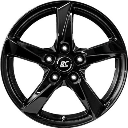 RC-Design RC30T schwarz lackiert Alufelge 7x17 Zoll ET55 LK 5x120 ML65.1 – Bild 2