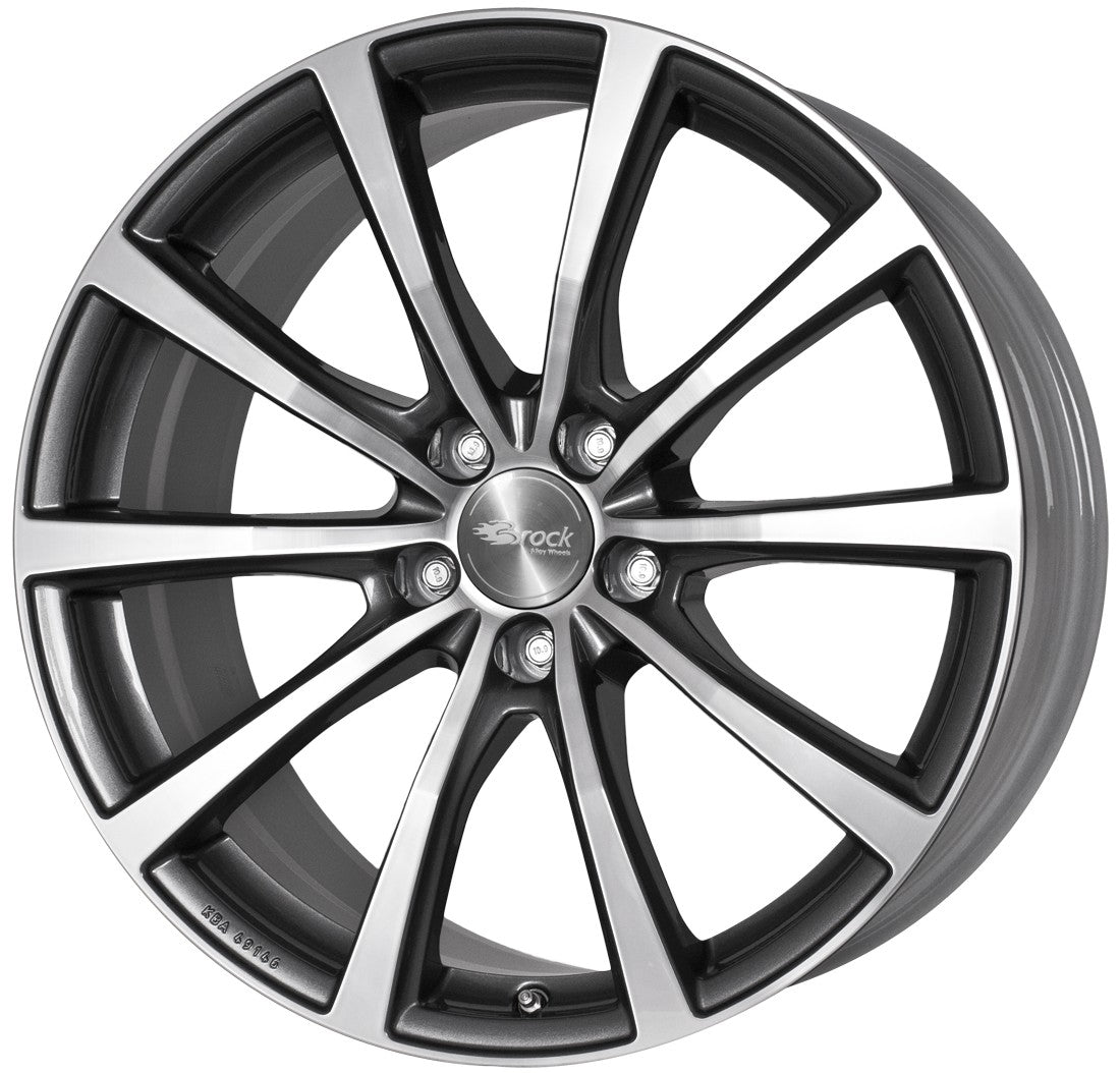 Brock B32 himalaya-grey front-poliert 7.5x18 ET29 - LK5/112 ML66.6