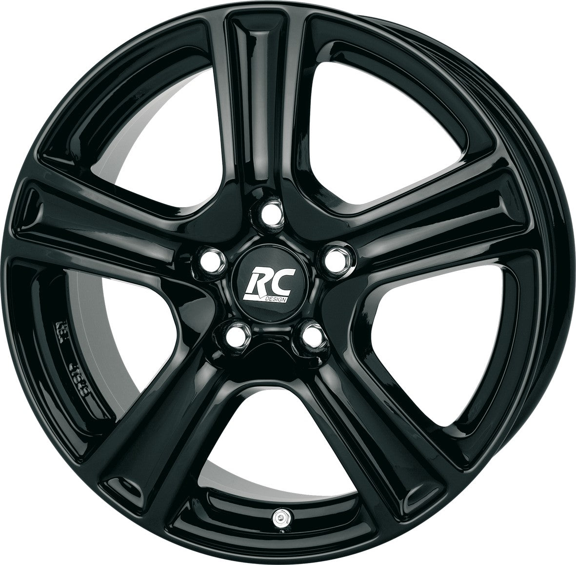 RC-Design RC19 schwarz lackiert Alufelge 5.5x15 Zoll ET40 LK 5x100 ML57.1