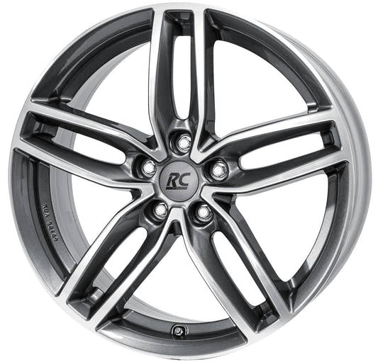 RC-Design RC29 himalaya-grey front-poliert Alufelge 8.5x20 Zoll ET56 LK 5x127 ML71.5
