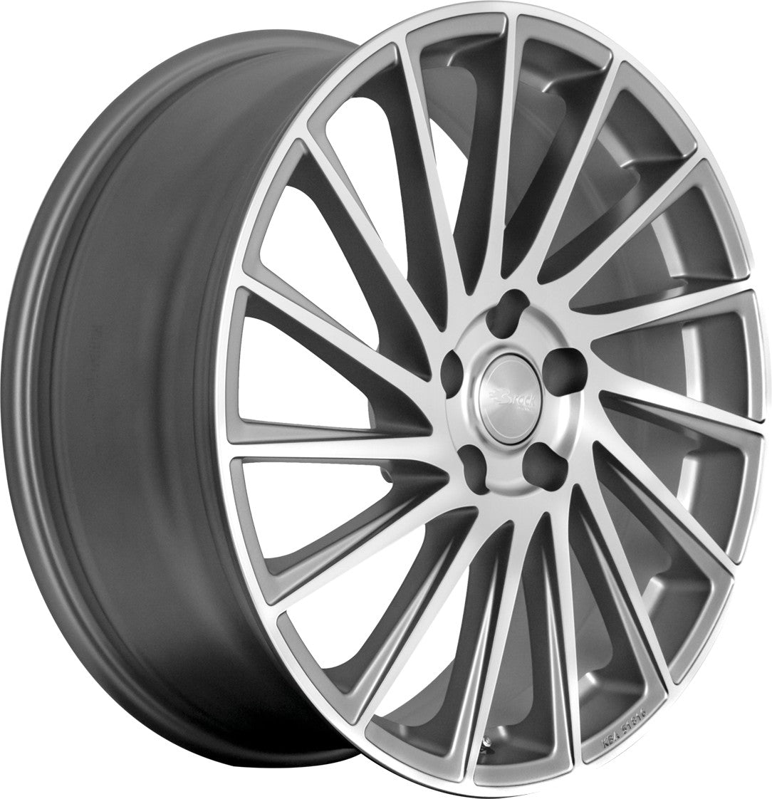 Brock B39 ferric grey voll-poliert Alufelge 7x17 Zoll ET49 LK 5x112 ML57.1 – Bild 3
