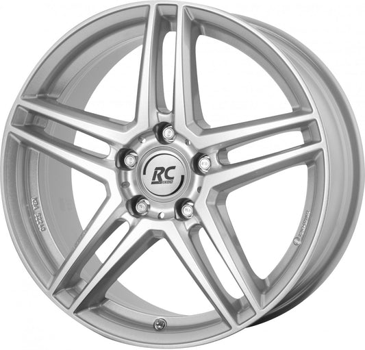 RC-Design RCD17 kristallsilber lackiert 7x17 ET48.5 - LK5/112 ML66.6