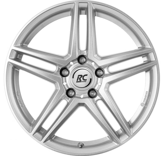 RC-Design RCD17 kristallsilber lackiert 7x17 ET48.5 - LK5/112 ML66.6