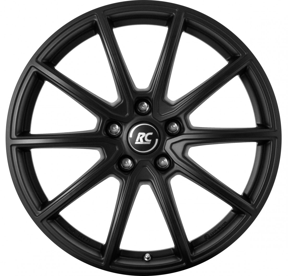 RC-Design RC32 satin-black lackiert 7x17 ET38 - LK5/105 ML56.6