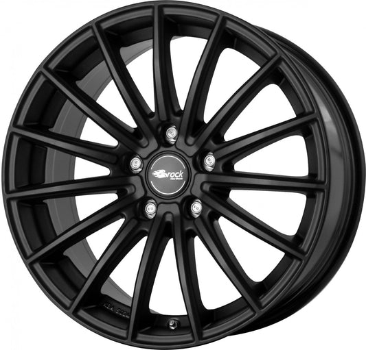 Brock B36 satin-black lackiert Alufelge 8.5x19 Zoll ET38 LK 5x114.3 ML72.6