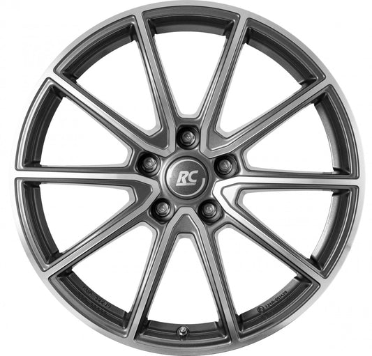 RC-Design RC32 himalaya-grey front-poliert 6.5x16 ET44 - LK5/114.3 ML67.1
