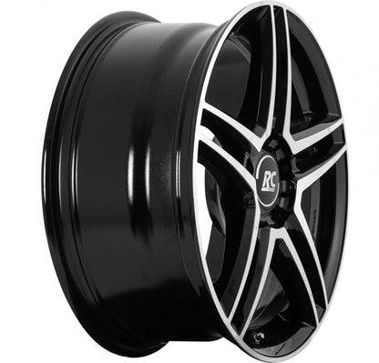 RC-Design RCD17 schwarz front-poliert Alufelge 8.5x19 Zoll ET54 LK 5x112 ML66.6 – Bild 3