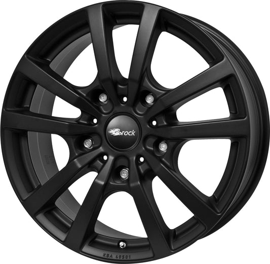 RC-Design RC25T schwarz-matt lackiert 7x17 ET55 - LK5/160 ML65.1