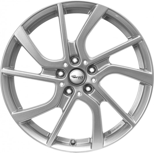 Brock EB1 kristallsilber lackiert 5x19 ET28 - LK5/112 ML66.7