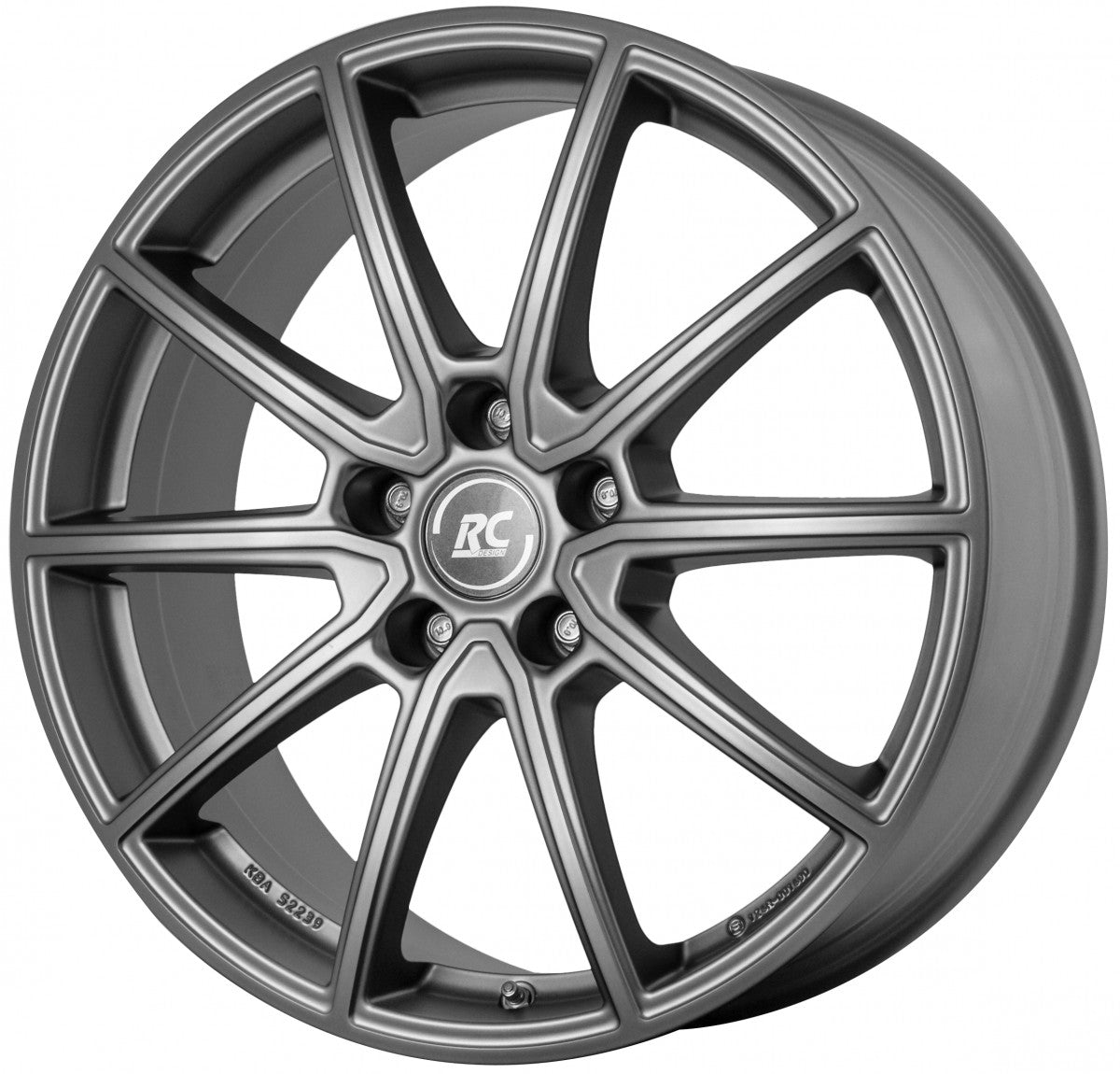 RC-Design RC32 ferric-grey matt-lackiert 8x19 ET47 - LK5/112 ML66.7