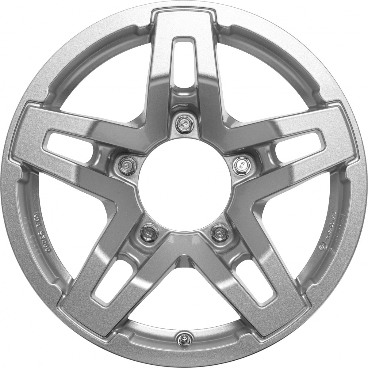 RC-Design RC33X kristallsilber lackiert 5.5x15 ET5 - LK5/139.7 ML108.3