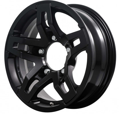 RC-Design RC33X satin-black matt-lackiert 5.5x15 ET5 - LK5/139.7 ML108.3