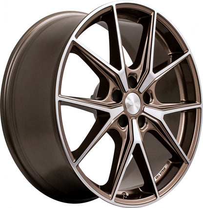 Brock B40 bronze-copper front-poliert 8x19 ET45 - LK5/108 ML63.4