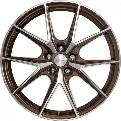 Brock B40 bronze-copper front-poliert 8x19 ET38 - LK5/112 ML66.6