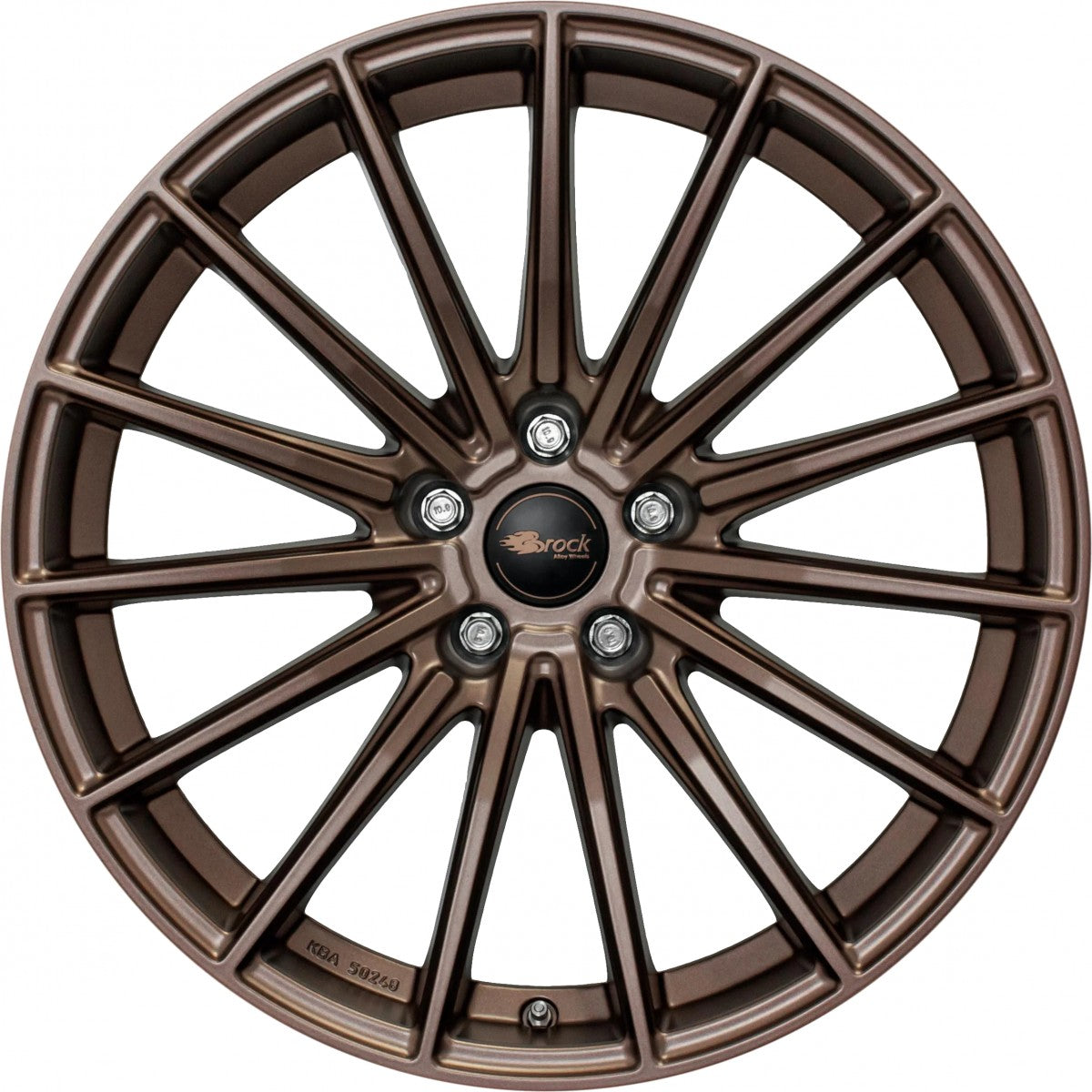 Brock B36 bronze-copper matt-lackiert Alufelge 8.5x19 Zoll ET44 LK 5x114.3 ML72.6 – Bild 2