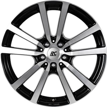 RC-Design RC25T schwarz front-poliert Alufelge 6.5x16 Zoll ET51 LK 5x120 ML65.1 – Bild 2
