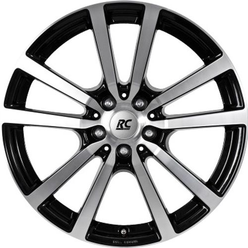 RC-Design RC25T schwarz front-poliert Alufelge 6.5x16 Zoll ET60 LK 5x160 ML65.1 – Bild 2