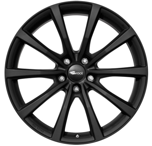 Brock B32 schwarz-matt lackiert Alufelge 8.5x19 Zoll ET45 LK 5x114.3 ML72.6 – Bild 2