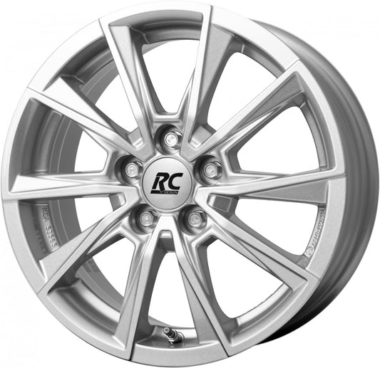 RC-Design TDG3 kristallsilber lackiert 6x15 ET45 - LK5/100 ML54.1