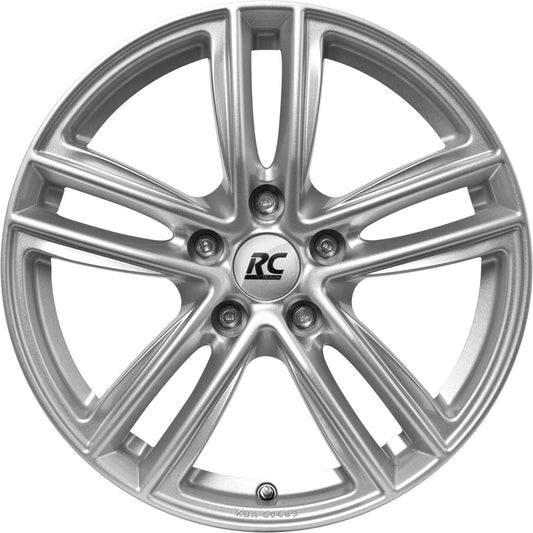 RC-Design RC27 kristallsilber lackiert 6.5x16 ET44 - LK5/114.3 ML66.1