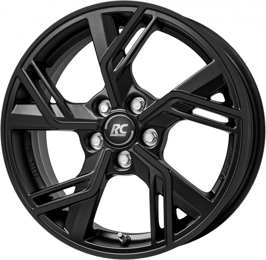 RC-Design TDG4 satin black matt 6x16 ET50 - LK5/100 ML54.1