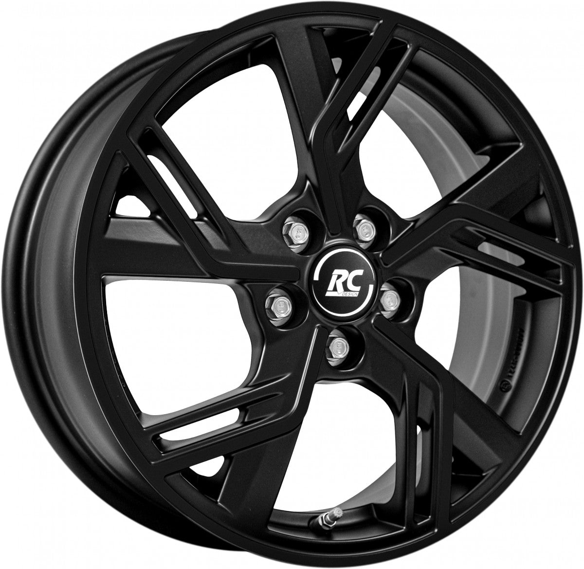 RC-Design TDG4 satin black matt 6x16 ET50 - LK5/100 ML54.1