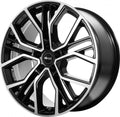 Brock B41 schwarz front-poliert 8.5x21 ET30 - LK5/110 ML65.1