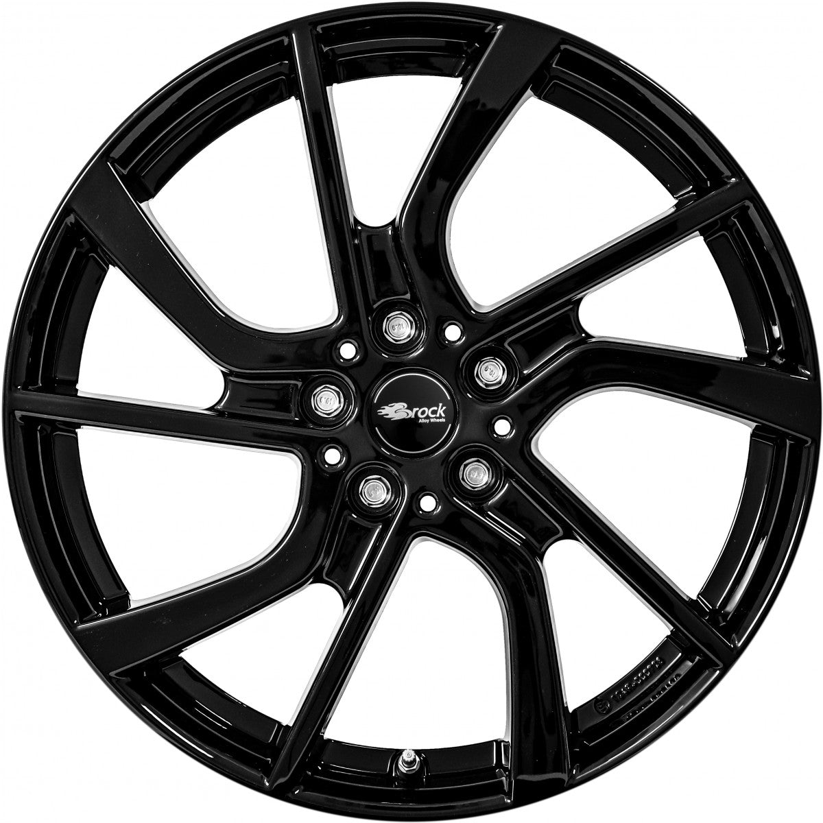 Brock EB1 schwarz lackiert 5x19 ET28 - LK5/112 ML66.7