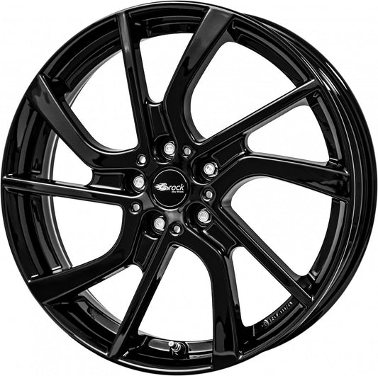 Brock EB1 schwarz lackiert 5x19 ET43 - LK5/112 ML66.7