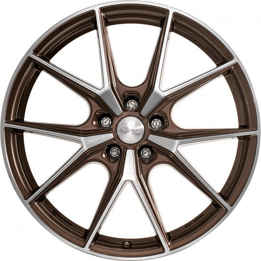 Brock B40 bronze-copper front-poliert 8x19 ET49 - LK5/112 ML57.1