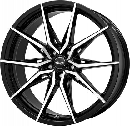 Brock B42 schwarz front-poliert 8.5x19 ET47 - LK5/112 ML66.6