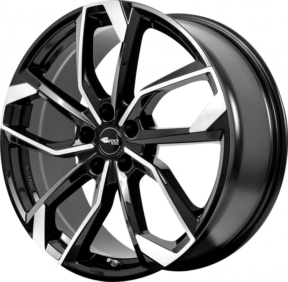 RC-Design RC34 schwarz front-poliert 7x17 ET35 - LK5/114.3 ML66.1