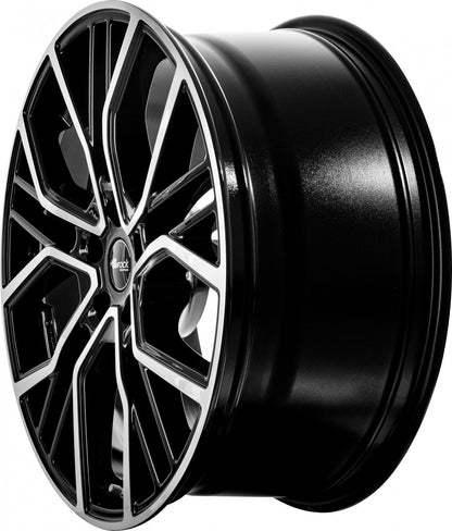 Brock B41 schwarz front-poliert 10x21 ET62.5 - LK5/112 ML66.6