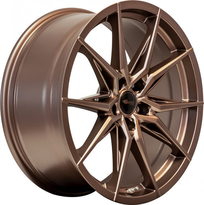 Brock B42 bronze-copper matt-lackiert Alufelge 8.5x19 Zoll ET30 LK 5x112 ML66.6 – Bild 6
