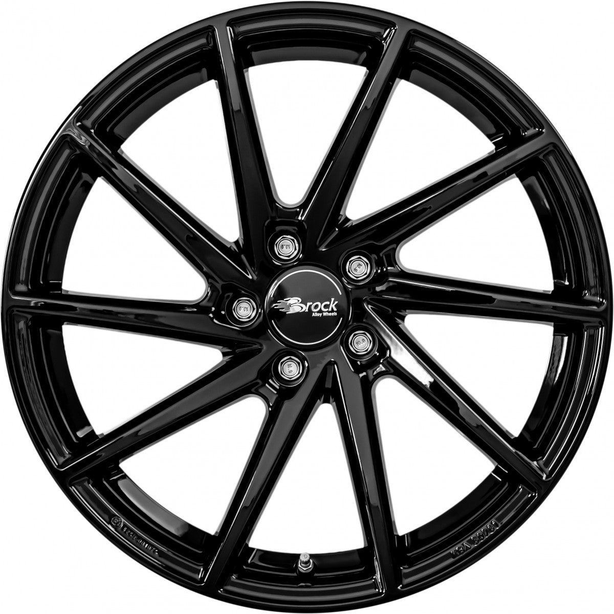 Brock B37 schwarz lackiert 8.5x19 ET35 - LK5/112 ML66.6