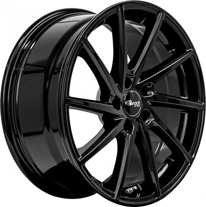 Brock B37 schwarz lackiert 8x18 ET50 - LK5/112 ML57.1