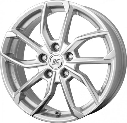 RC-Design RC34 kristallsilber 7x18 ET50 - LK5/114.3 ML60.1