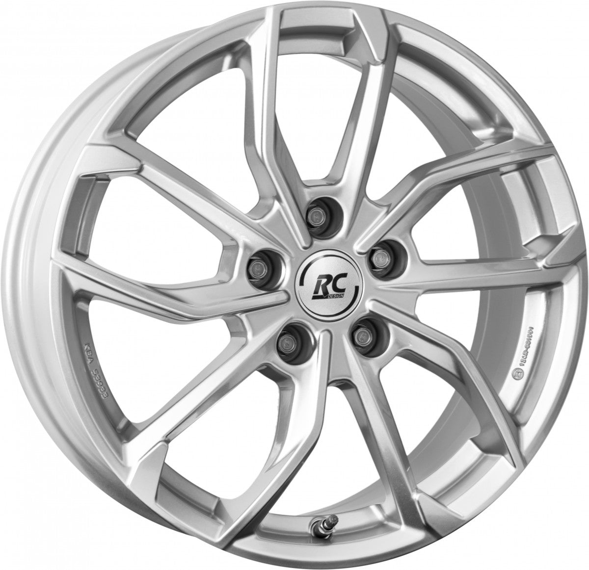 RC-Design RC34 kristallsilber 7x18 ET50 - LK5/114.3 ML60.1