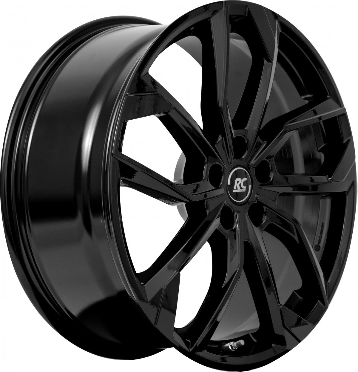 RC-Design RC34 schwarz lackiert Alufelge 7.5x18 Zoll ET49 LK 5x108 ML65.1 – Bild 5