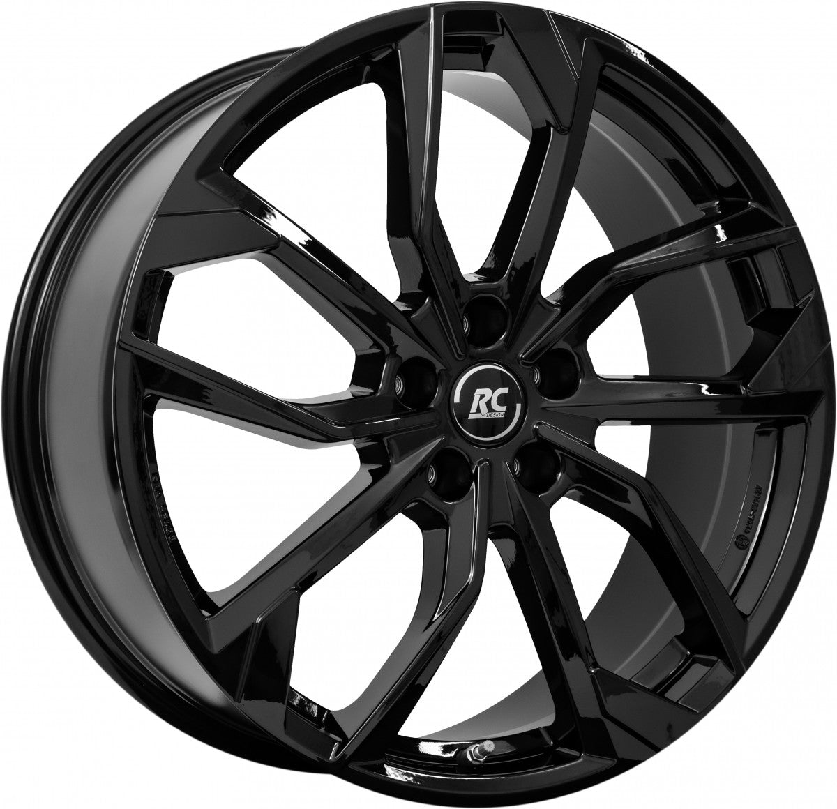 RC-Design RC34 schwarz lackiert Alufelge 7.5x18 Zoll ET49 LK 5x108 ML65.1 – Bild 6