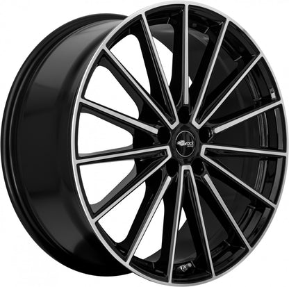 Brock B43 schwarz glanz front-poliert Alufelge 9x21 Zoll ET38.5 LK 5x108 ML63.4 – Bild 5