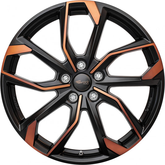 RC-Design RC34 black orange matt 7.5x19 ET50 - LK5/112 ML57.1