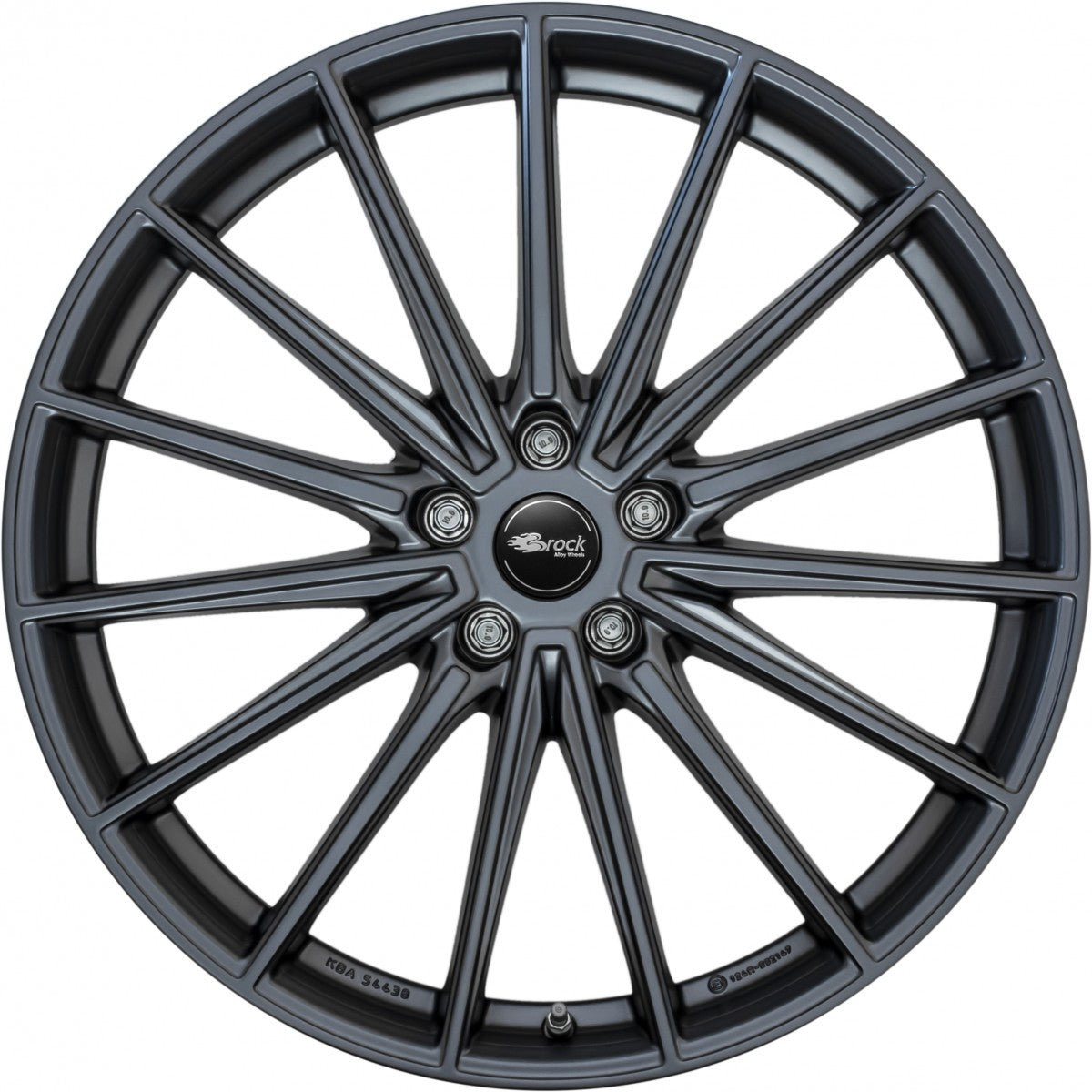 Brock B43 cosmic grey matt Alufelge 8.5x21 Zoll ET43 LK 5x112 ML66.6 – Bild 2